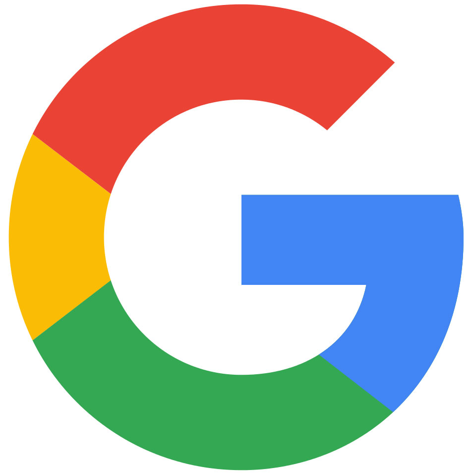 The big G Google logo.
