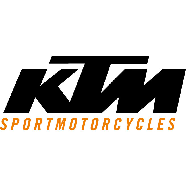 The KTM logo.